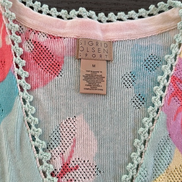 Vintage Sigrid Olsen Summer Cardigan - Picture 4 of 9